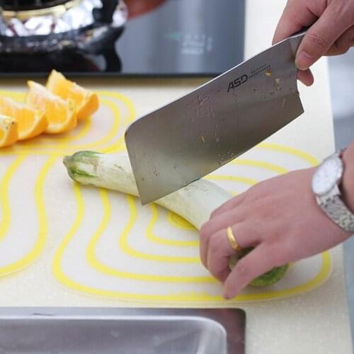 1Pcs Portable Plastic Cutting Board Vegetable Meat Tools Non-slip Frosted Kitchen Cutting Board Super Easy Clean Kitchen Tool