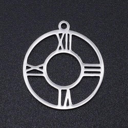 5pcs/lot 100% Stainless Steel Compass Charms Wholesale DIY Necklace Bracelet Making Charms Accept OEM Order Never Tarnish