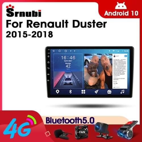 Android 10 2Din Car Stereo Audio Radio for Renault Duster 2015-2018 Multimedia Video Touch Screen Player 4G Wifi Speaker MP5 DVD