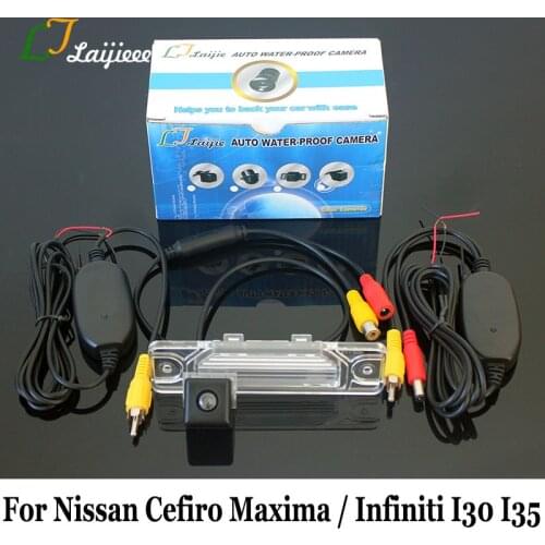 Wireless Car Rearview Camera For Nissan Cefiro Maxima A33 For Infiniti I30 I35 A33 / HD Auto Rear Back Up Reversing Cameras