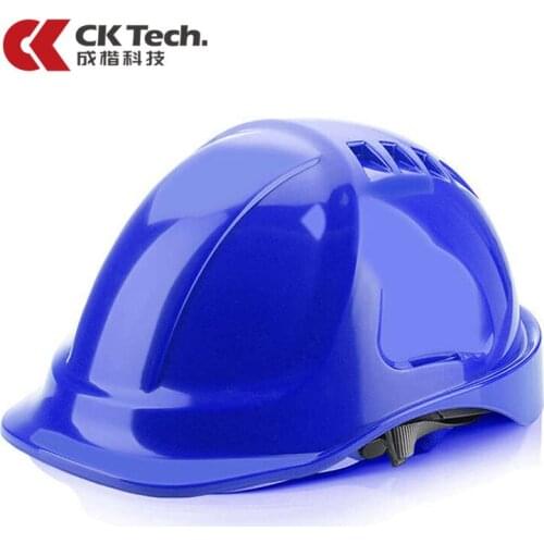 CK Tech. Construction Safety Helmet Hard Hat Work Cap ABS Protection Helmets Breathable Engineering Power Labor Helmet