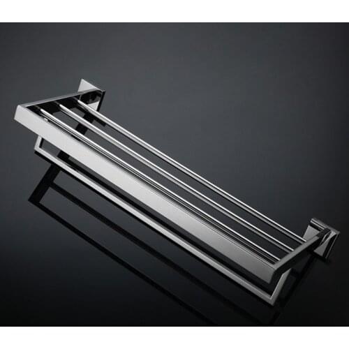 Bathroom Towel Holder Towel Rack/Rail Holder Towel Shelf Hanger Wall Mount,SUS 304 Stainless Steel（Black/Gold/Silver