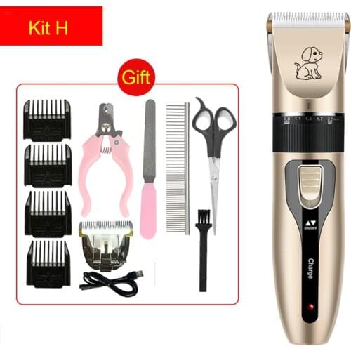 Electrical Pet Clipper Professional Grooming Kit Rechargeable Pet Cat Dog Hair Trimmer Shaver Set Animals Hair Cutting Machine