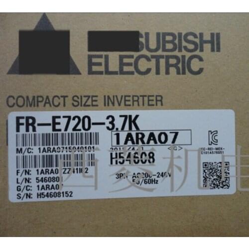 FR-E720-3.7K-CHT Inverter 3 Phase 220V 3.7KW 17.5A New