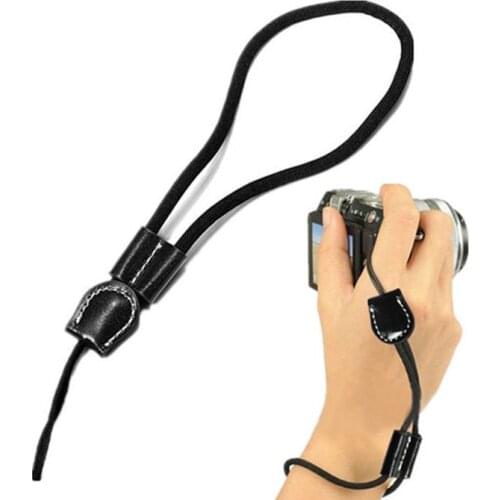 Camera Wrist Hand Straps Leather for Canon Nikon Olympus Panasonic Camera Strap Wholesale 2 Colors Hot