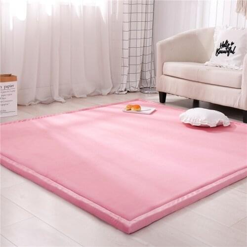 3CM Thickness Home Carpet For Living Room Coral Fleece Soft Rug Tatami Mat Bedside Mat Mat Play Carpet Room Bedroom Rug Kids