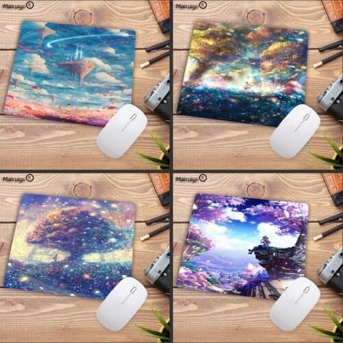 Mairuige Tree Art Scenery Mouse Pad Gaming Mousepad Natural Rubber Gamer Mouse Mat Pad Game Computer Desk Padmouse Play Mat