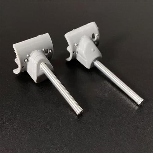 2pcs/set Metal Barrels for 1/350 Scale KV1 Model 1941 Tank with Trumpeter 00356 Accessories