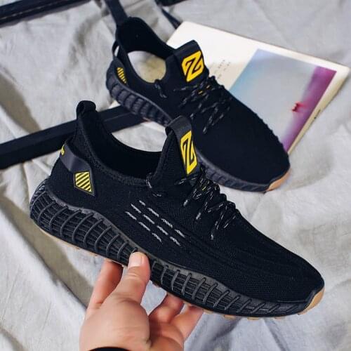 Popular Summer 4D Printing Flying Woven Mens Shoes Coconut Shoes Cool Color Jelly Bottom Trendy Shoes Breathable Sneakers 2020