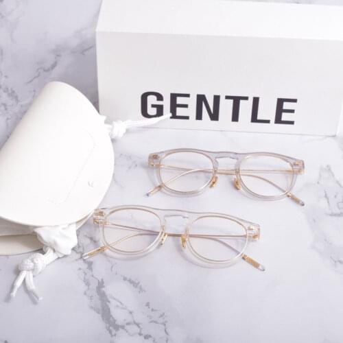 2021 New Fashion titanium Optics glasses frame women men GENTLE TEO Women Men Prescription Eyeglasses Frames