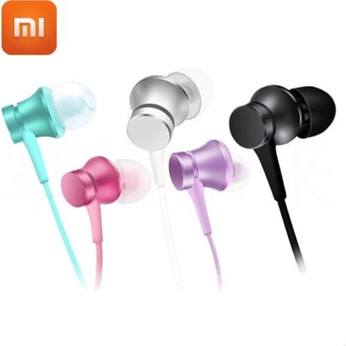 Newest Original Xiaomi Piston Fresh Version Colorful Earphones 3.5mm Hearphones Headset With Mic For Note 2 Mi4 3 Original box