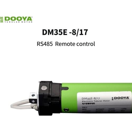 Original Dooya Tubular Motor 220V 50MHZ DM35E with RS485 Motorized Rolling Blinds biulted -in receiver 433MHz for smart home