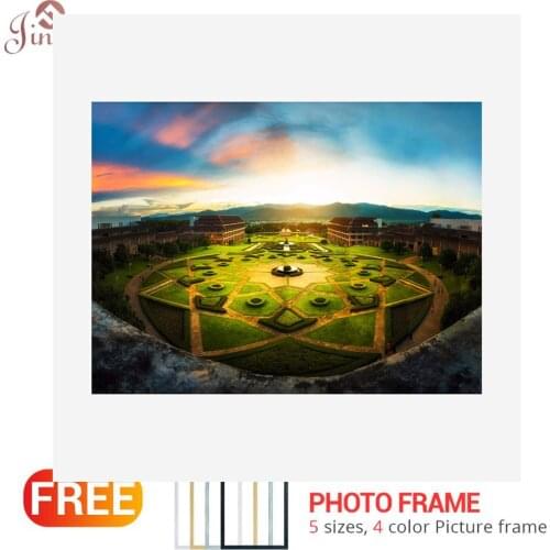 Full Square/Round Diamond Painting UMac Fas Luang Universiy Landscape Mosaic Rhinestone Embroidery Home Decoration