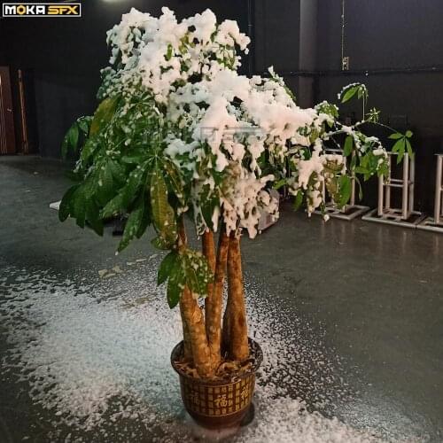 Professional stage snowflake machine moving head christmas snow machine vehicle stage snow maker spray 100