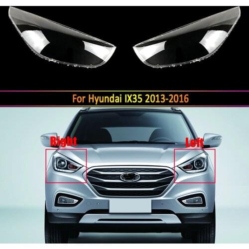 Car Headlight Lens Auto Shell Cover For Hyundai IX35 2013 2014 2015 2016 Headlamp Cover Lens Replacement Transparent Lampshade