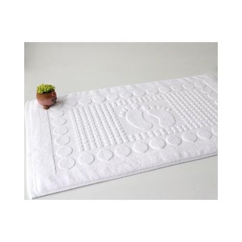 Drop shipping 100% Cotton Non-slip Bath Hotel Mats Bathroom Carpet Bathroom Kitchen Doormat Living Room Sofa Floor Mat Foot Pad