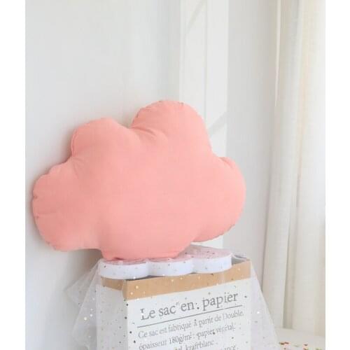 Colorful Stuffed Plush Cloulds Rainbow Color Super Soft Pillows Domestice Decoration For Childrens' Room