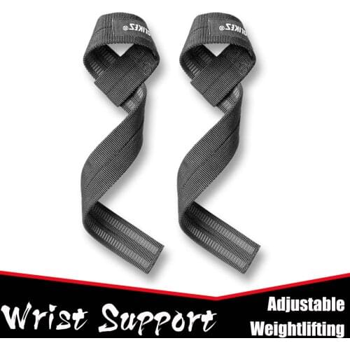 AOLIKES 1 Pair Adjustable Sport Wrist Support Fitness Professional Bandage Wrist Protect Weightlifting Dumbbell Wrist Straps
