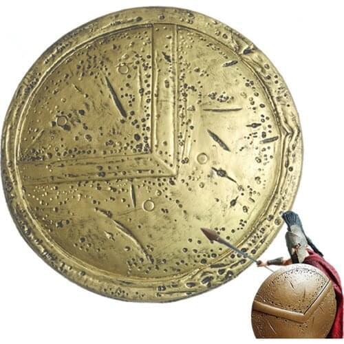 Superhero Sparta Cosplay Shield Rubber 47cm Halloween Cosplay Weapon Princess Soldier Armor Halloween Christmas Carnival