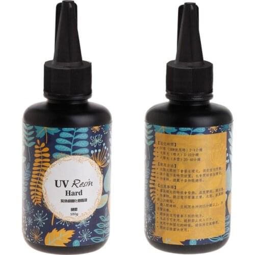 100g UV Resin DIY Epoxy Resin Handmade Jewelry Making Curing Hard Glue Quick Dry Safe Non Toxic Transparent Solidify C6UE