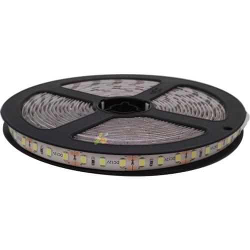 2835 3528 SMD 120Led/m 600 Leds Strip IP65 Waterproof Flexible LED tape White/Red/Green/Blue/Yellow DC12V 5M/Lot