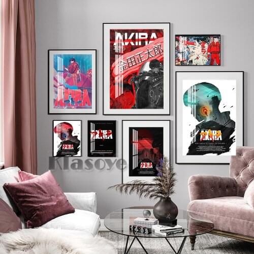 Akira Science Fiction Action Classic Anime Cartoon Role Poster Print Art Wall Stickers Canvas Painting Living Room Home Decor