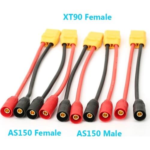 Amass XT90 XT90S Turn AS150 Female AS150 Male Bullet Connector For RC DIY FPV Quadcopter brushless motor