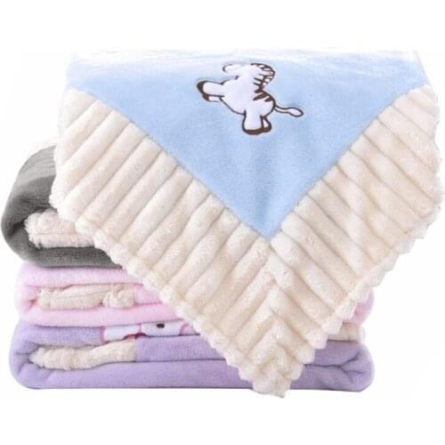 Baby Blanket Newborn Flannel Swaddle Wrap Blanket Super Soft Toddler Infant Bedding Quilt for Bed Sofa Basket Stroller Blankets