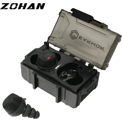 ZOHAN Electronic Earplugs Headset anti noise ear plug Noise canceling for Hunting Silicone Earmuffs Shooting Headphones NRR22db