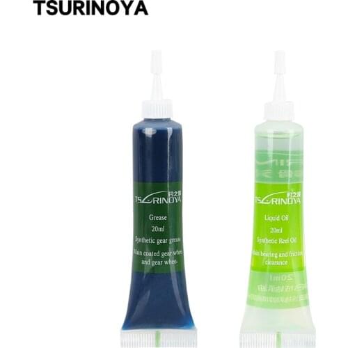 TSURINOYA Fishing Reel Maintenance Oil and Grease Bearing Lubricant oil Gear Protective Grease Casting Spinning Reel Maintenance