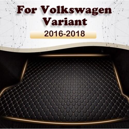 Car trunk mat for Volkswagen Variant 2016 2017 2018 Cargo Liner Carpet Interior Parts Accessories Cover