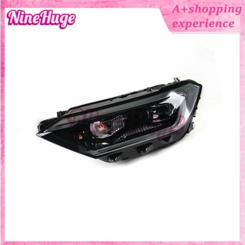 Left Headlight LED W/Projector Lens For VW Jetta MK7 18-19 17A941035B 17A941035C