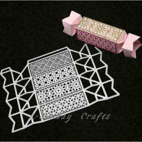 3D Candy Box Metal Cutting Dies Stencil Scrapbooking Paper Card Embossing Craft