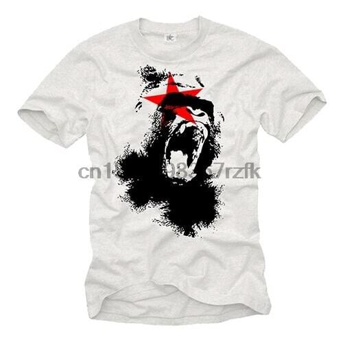 COOL PLANET OF MONKEY MENS T SHIRT WITH APES - SHORT SLEEVE GORILLA MOVIE TEE