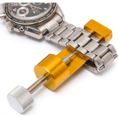 Watch Repair Tool Kit Golden Watch Tools Adjust Watch Bracelet Tool Watch Band Repair Link Pin Remover horloge gereedschap