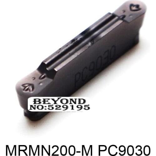 Original MRMN200-M PC9030 Round Slotting blade MRMN200 Process stainless steel 10pcs Lathe Cutter Turning Tool CNC Tools