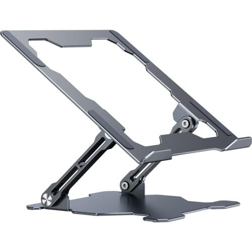 Laptop Stand Adjustable Aluminum Alloy Notebook Bracket For MacBook Air Pro Desktop Holder Laptop Computer Cooling Support Riser
