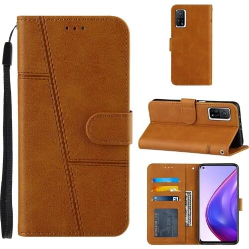 Retro Vintage PU Leather Card Slot Pocket Shockproof Phone Case for Xiaomi 10T / 10T Pro Kickstand Cover Photo Frame