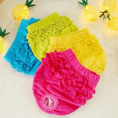 Pet Dog Diaper Shorts Washable Cotton Physiological Pants Girl Female Breathable Sanitary Panties Menstruation Underwear Briefs