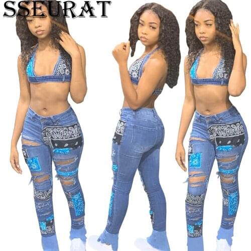 SSEURAT Women's Flared Jeans