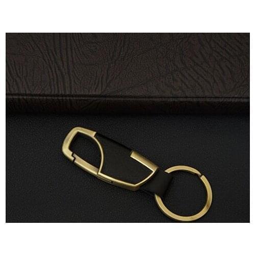 Car-Styling Metal Key Ring Cowhide KeyChain For Kia Rio K2 K3 K5 K4 KX3 Cerato Soul Forte Sportage R SORENTO