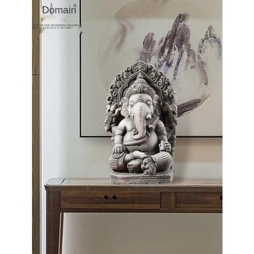 Thai Elephant God Decoration Thai Style Living Room Entrance Lucky Trunk God Crafts
