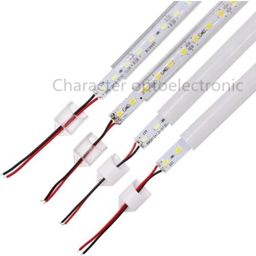 5 pcs 50 cm DC12V SMD 5630 / 5730 LED strip LED light bar + lid of the rigid PC LED light tube bar white hot / cold white
