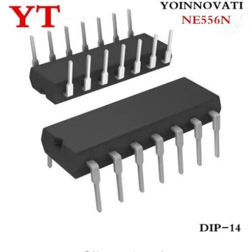 50pcs/lot NE556N NE556 556 DIP14 IC Best quality