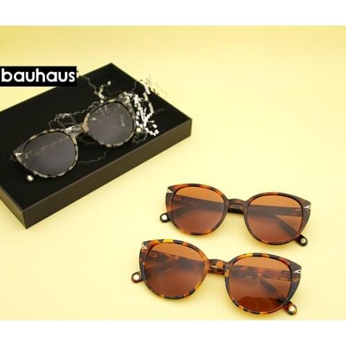 Bauhaus Designer style Fashion Women sunglasses Frame Men Vintage sunglasses AB2011