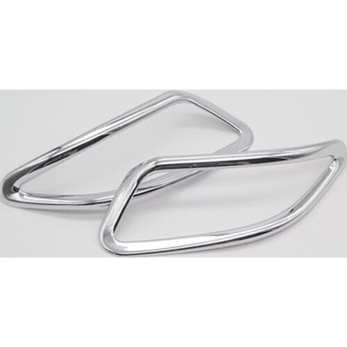 Bbincar ABS Chrome Rear Tail Fog Light Lamp Cover Trim Molding Protector Accessories Auto PartsFor Toyota Camry 2015 2pcs