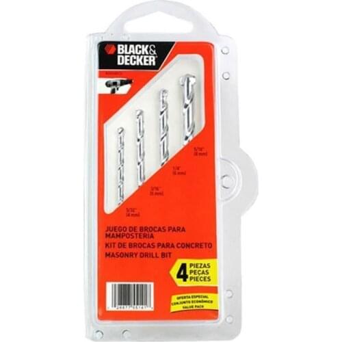 Black Decker BD0040CS 4 Piece Concrete Drill End Set
