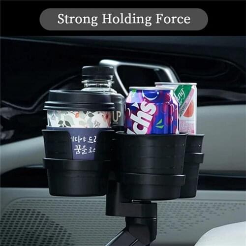 New Cup Holder Expander Adapter Universal Car Phone Drink Bottle Stand Rack Adjustable ABS Creative Design Auto Accessories