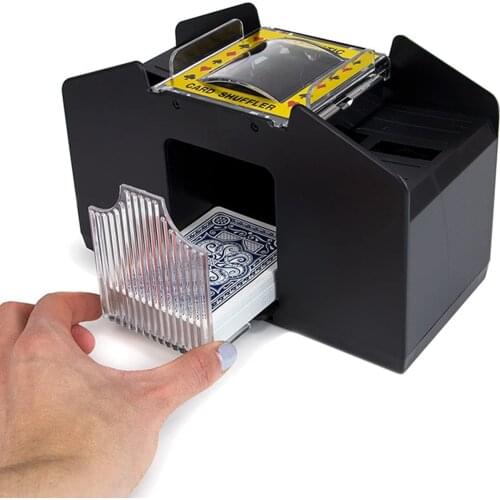 Playing Cards Electric Automatic Shuffler Gaming Playing Cards Shuffling Machine for 4 decks