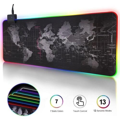 Gaming Mouse Pad RGB Computer Mouse Pad Large Gaming Mousepad XXL Mouse Pads LED Gamer Mause Carpet 900x400 Desk Mat For CS LOL